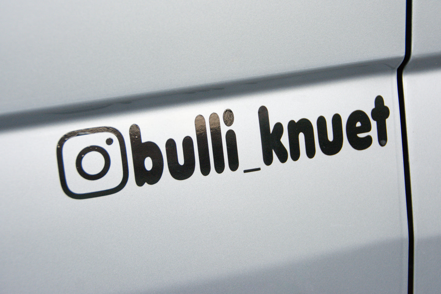 Instagram Aufkleber mit personalisiertem Namen - Vinyl Folie
